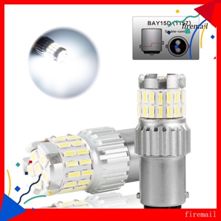 Fr- ไฟเบรกถอยหลัง 1157 BAY15D P21/5W LED 36SMD อายุการใช้งานยาว มั่นคง แบบเปลี่ยน สําหรับรถยนต์ 1 คู่