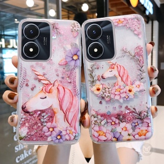 เคสโทรศัพท์มือถือ มีทรายไหล ลายกลิตเตอร์วิบวับ สําหรับ VIVO V27E V25E V23E V20SE V21E V11i V19 V20 V23 V25 V21 V11 V15 V17 X50 X60 X70 X80 X90 Pro