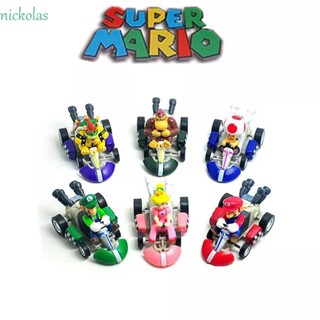 NICKOLAS ฟิกเกอร์ Super Mario Princess Mushroom Donkey Kong สไตล์ญี่ปุ่น