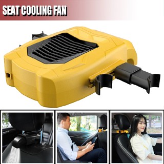 Car Back Seat Cooling Fan Portable 3 Speed Adjustable Electric Headrest Fans