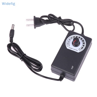 Widefig อะแดปเตอร์พาวเวอร์ซัพพลาย ปลั๊ก US AC 100-240V เป็น DC 3-12V 2A 24W ปรับได้