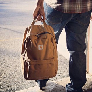 Si Carhartt กระเป๋าเป้สะพายหลัง กระเป๋านักเรียน อเนกประสงค์ ขนาดใหญ่ จุของได้เยอะ แฟชั่นสําหรับผู้หญิง