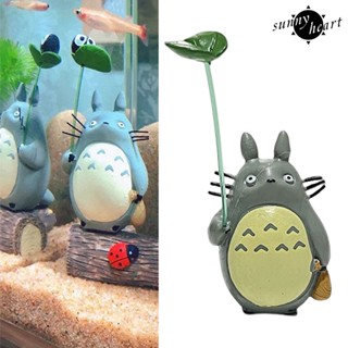 Sty ฟิกเกอร์ PVC รูปการ์ตูนแมว Miyazaki หลากสีสัน สําหรับตกแต่งตู้ปลา