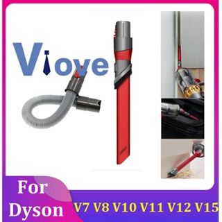 เครื่องมือแปรงรอยแยก และท่อขยาย แบบเปลี่ยน สําหรับเครื่องดูดฝุ่น Dyson V7 V8 V10 V11 V12 V15