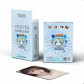 การ์ดโลโม่เลเซอร์ อัลบั้ม WINTER AESPA Solo Kpop ราคาถูก 50 ชิ้น ต่อกล่อง