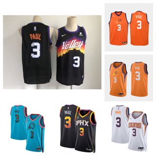 Phoenix Suns #3 Chris Paul เสื้อสเวตเตอร์ของเสื้อบาสเก็ตบอล NBA Jersey