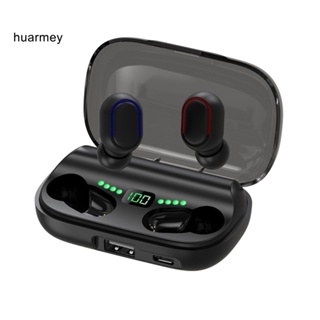 Huarmey Js2 หูฟังสเตอริโอไร้สาย บลูทูธ 5.0 หน้าจอดิจิทัล