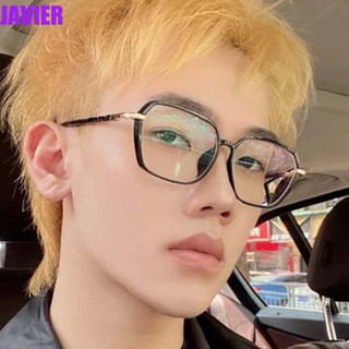JAVIER แว่นตา ป้องกันรังสี เลนส์ใส สไตล์เกาหลี สําหรับผู้หญิง