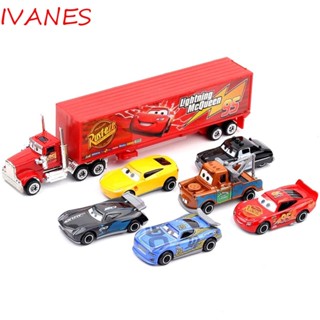 IVANES โมเดลรถยนต์ Pixar Cars Storm Ramirez Jackson ขนาด 1:55 ของเล่นสําหรับเด็ก