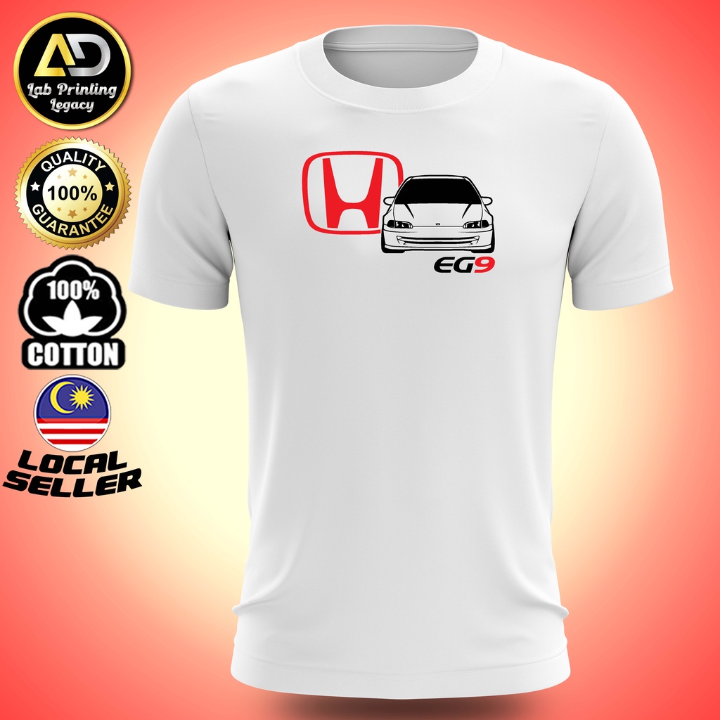 เสื้อยืด เสื้อยืด พิมพ์ลาย HONDA CIVIC EG9 FK8 FK7 EG6 EF9 EK9 ES9 FC FB FERIO DOLPHIN VTEC DC2 DC4 