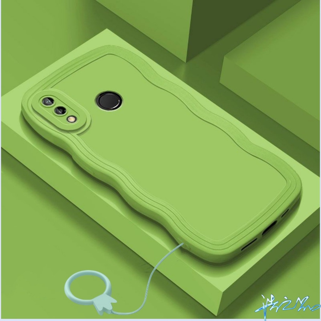 ฟรีสายคล้อง เคส Vivo Y11 Y91 V9 Y85 V11i Y95 Y91i เคส ปลอก ทันสมัย และเรียบง่าย ใหม่ 5 สี TPU เคสโทรศัพท์