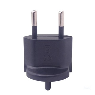 Bonj อะแดปเตอร์ซ็อกเก็ต ปลั๊ก EU 3 Pin 16A เป็น 10A 250V สากล สไตล์ยุโรป สําหรับเดินทาง