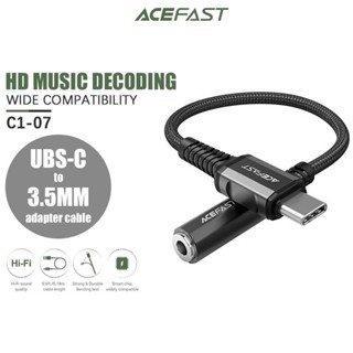 อะแดปเตอร์ USB-C ตัวแปลง Acefast รุ่น C1-07 สำหรับโทรศัพท์มือถือ แท็บเล็ต และอุปกรณ์ที่มี USB-C เป็น AUX ขนาด3.5มม.