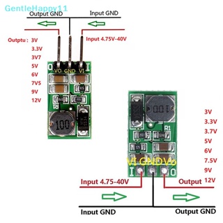 Gentlehappy ใหม่ บอร์ดโมดูลแปลง DD4012SA 1A DC 5-40V เป็น 3V 3.3V 3.7V 5V 6V 7.5V 9V 12V DC-DC 1 ชิ้น