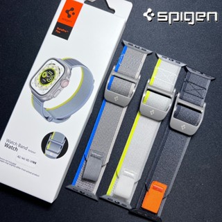 สายนาฬิกาข้อมือไนล่อน ระบายอากาศ สําหรับ Watch Ultra 49 มม. S8 Spigen Series 7 6 5 4 3 2 1 SE (44 มม. 42 มม. 45 มม. 40 มม. 41 มม. 38 มม.)