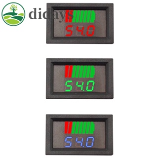 โวลต์มิเตอร์ หน้าจอดิจิทัล LCD แสดงความจุแบตเตอรี่ สําหรับรถยนต์