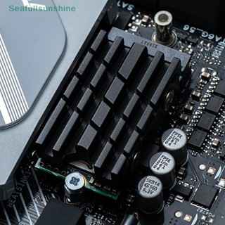 Seaf&gt; แผ่นฮีทซิงค์ระบายความร้อน อะลูมิเนียม 2242 สําหรับ .2 SSD M2 NVME SSD