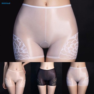 【HODRD】Boxers Pants Safe Shorts Thin Through Transparent Underpants Underwear【Fashion】