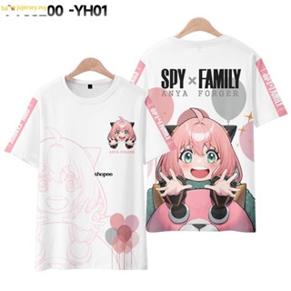 Spy Play House X FAMILY Arnia ใหม่ เสื้อยืดแขนสั้น คอสตูม เป็นที่นิยม สําหรับผู้หญิง