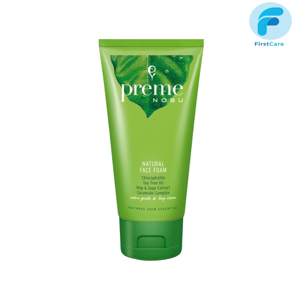 Preme Nobu Natural Face Foam พรีมโนบุ เนเจอรัล เฟส โฟม ขนาด 50 G. ,100 G. [FC]