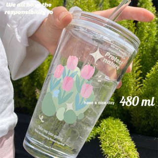 พร้อมส่ง แก้วน้ำ แก้วน่ารัก