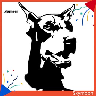 Skym* สติกเกอร์ ลายสุนัขโดเบอร์แมน สําหรับตกแต่งรถยนต์ ยานพาหนะ รถจักรยานยนต์