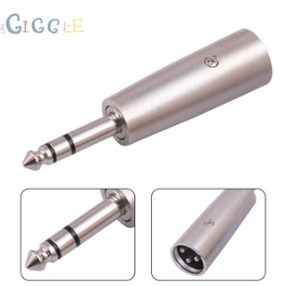 ⭐READY STOCK ⭐Audio Stereo Adapter 1/4\" 6.35mm 3Pin Audio Adapter Connector Converter