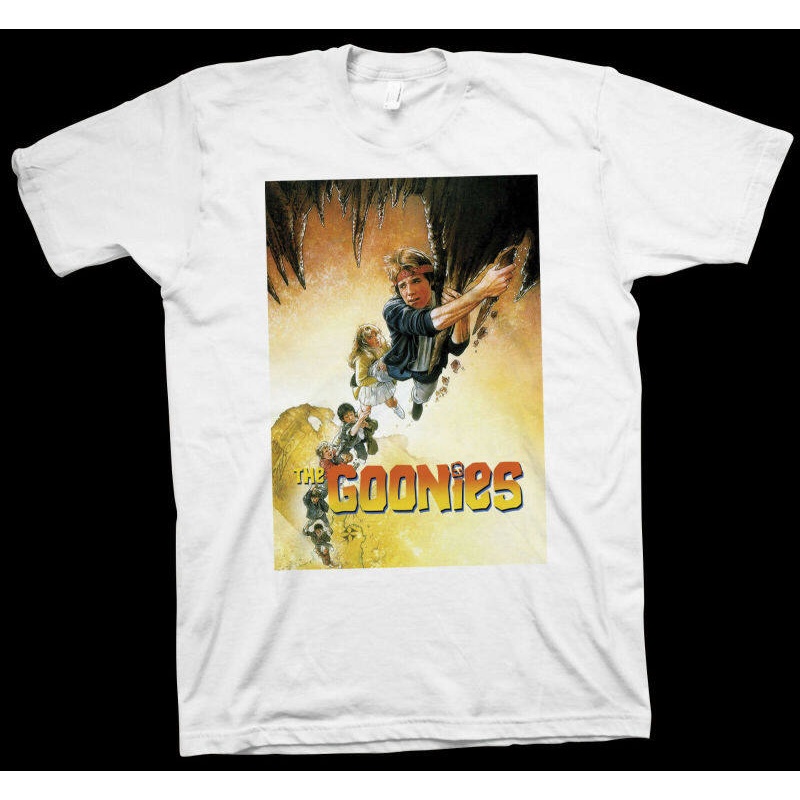 อ่อนนุ่ม 6 T-shirt  เสื้อยืด พิมพ์ลายภาพยนตร์ Richard Donner Steven Spielberg Josh Brolin สไตล์คลาสส