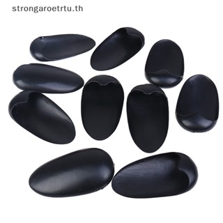 Strongaroetrtu ที่ครอบหู พลาสติก สีดํา สําหรับย้อมสีผม ร้านทําผม 10 คู่