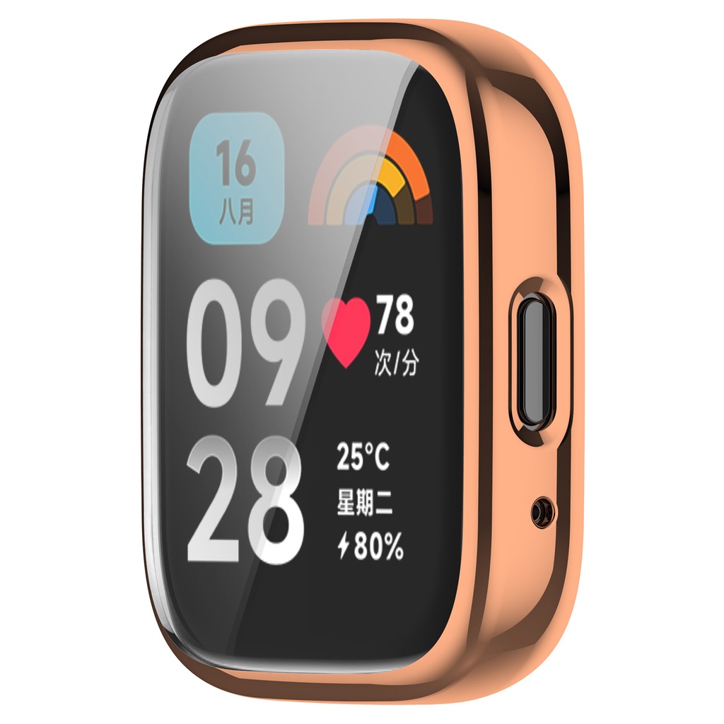 เคสป้องกัน TPU แบบนิ่ม ชุบไฟฟ้า สําหรับ Redmi Watch 3 Active Watch3 Lite