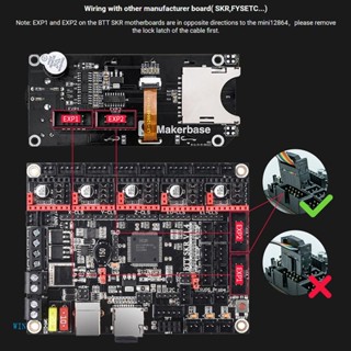 Win MINI 12864 v3 0 หน้าจอแสดงผล LCD 107x47 5V รองรับ Marlin Robin DIY พร้อมที่ใส่การ์ด SD สําหรับเครื่องพิมพ์ 3D Voron