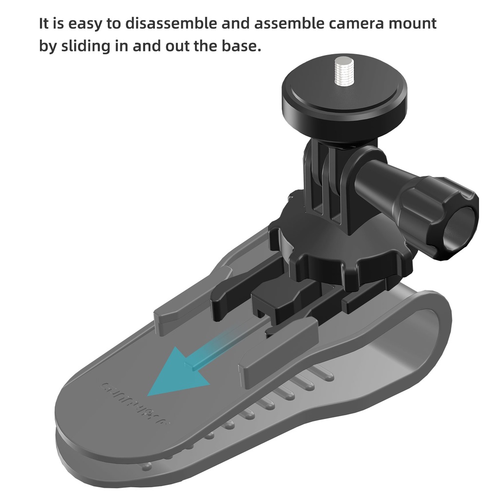 Sunnylife สําหรับใช้ได้กับ DJI OSMO Action 5 PRO/Action 4/GOPRO 13/INSTA360 GO 3/INSTA360 X5 X4 รถ Sun visor bracket กล้อง Action คลิปรถ