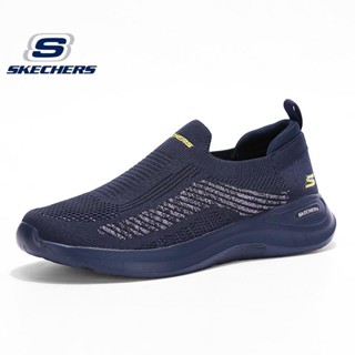 4 สี! Skechers_ รองเท้ากีฬาลําลอง สวมหุ้มข้อ ใส่สบาย ขนาดใหญ่ สําหรับผู้ชาย