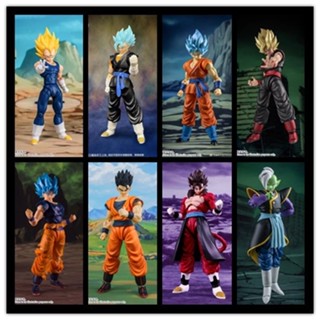 ตุ๊กตา Dragon M Ball SHF Super Three Vegeta Son Goku Zamas Super 4 Vegeta ขยับได้