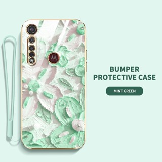 เคสโทรศัพท์มือถือ ซิลิโคน ทนต่อแรงกระแทก ลายภาพวาดสีน้ํามัน รูป Motorola Moto G8 Plus G8 Power Lite G8 Power G8 Play G8