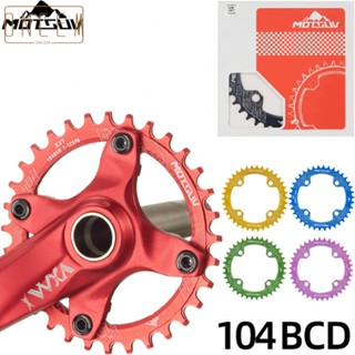 【ONCEMOREAGAIN】Crankset 104 BCD 32/34/36/38T 7075-T6 Aluminum Alloy CNC+Anodizing MTB