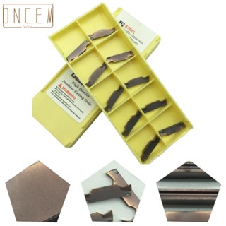 【ONCEMOREAGAIN】Turning Insert 10PCS 2mm Alloy Carbide Insert Strong Impact Resistance