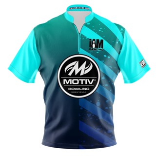 Motiv DS เสื้อโปโล แขนสั้น พิมพ์ลายโบว์ลิ่ง 2101-MT 3D