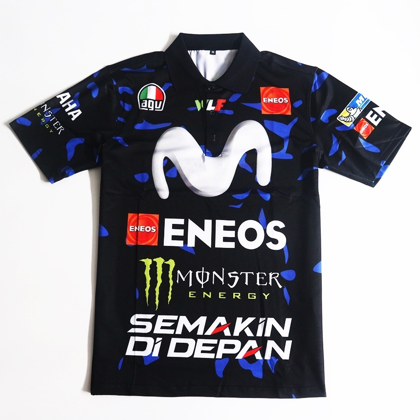 Yamaha Camo Mens เสื้อยืดคอปกการถ่ายเทความร้อนกีฬาแบบไดนามิก