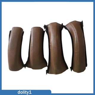 [Dolity1] ปลอกหนัง PU หุ้มแฮนด์บาร์ มีซิป สําหรับรถเข็นเด็ก