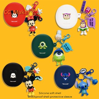 For OPPO Enco Air3 Case Cartoon Mickey Minnie Keychain Pendant OPPO Enco Air2 Pro / OPPO Enco Buds2 Silicone Soft Case Shockproof Case Protective Cover Cute Stitch TOY Buzz Lightyear OPPO Enco Air3 Cover Soft Case