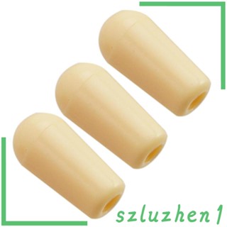 [Szluzhen1] ฝาครอบสวิตช์ลูกบิด 4 มม. สีเบจ สําหรับกีตาร์ไฟฟ้า LP 10 ชิ้น