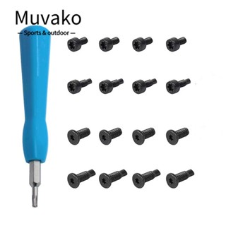 Muvako ที่ถอดออก|ชุดไขควง ออดประตู เหล็ก ABS T6 T15 แบบพกพา สีฟ้า แบบเปลี่ยน