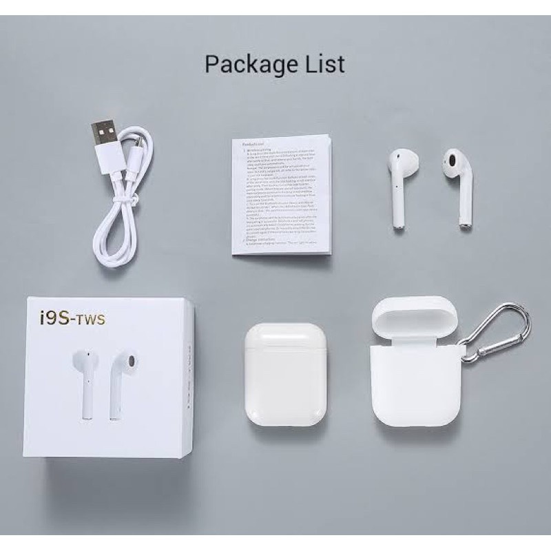D10 i9s หูฟังบลูทูธ Bluetooth 5.0 +EDR TWS หูฟังไร้สาย  มีไมค์ หูฟังกีฬา หูฟังคู่  เสียงดี