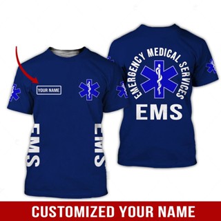 เสื้อเชิ้ต พิมพ์ลาย EMS 3 มิติ สําหรับผู้ชาย