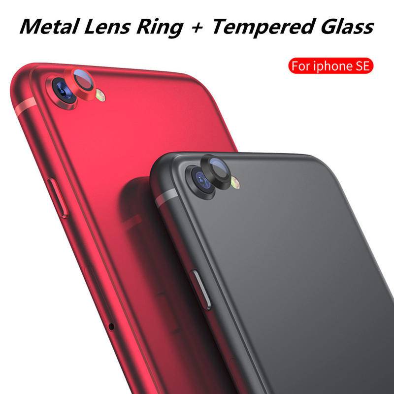 ตัวป้องกันเลนส์กล้อง สําหรับ iPhone Se 2022 2020 Se3 Se2 ฝาครอบป้องกันแหวนโลหะ สําหรับ iPhone 7 8 โทรศัพท์มือถือ ตัวป้องกันกล้อง