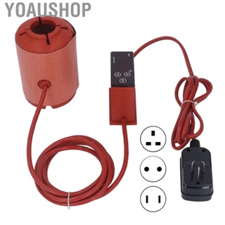 Yoaushop Pail Electric Warmer  120W Fine Processing Digital Display Heater High Efficiency Silicone Rubber with Good Insulation for Small Tanks