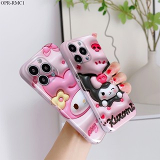 Realme C1 C2 C21Y C25Y C20 C20A C35 C11 GT 2021 5G เคสเรียวมี สำหรับ Case Melody Kuromi Cat เคส เคสโทรศัพท์ เคสมือถือ Shockproof Cases