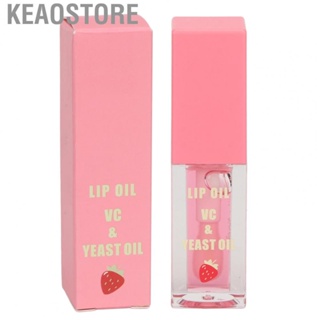 Keaostore Lip Oil  0.16oz Fast Absorption Light Texture High Efficiency Plumping Balm with Soft Bristles for Dry Rough Lips Care