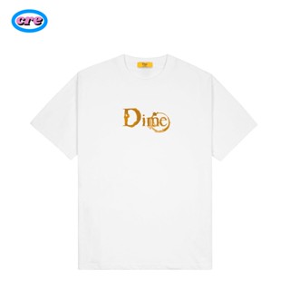 เสื้อยืดคอกลม แขนสั้น ผ้าฝ้าย พิมพ์ลายโลโก้ DIME CLASSIC MOCHA แฟชั่นสตรีท สําหรับคู่รัก